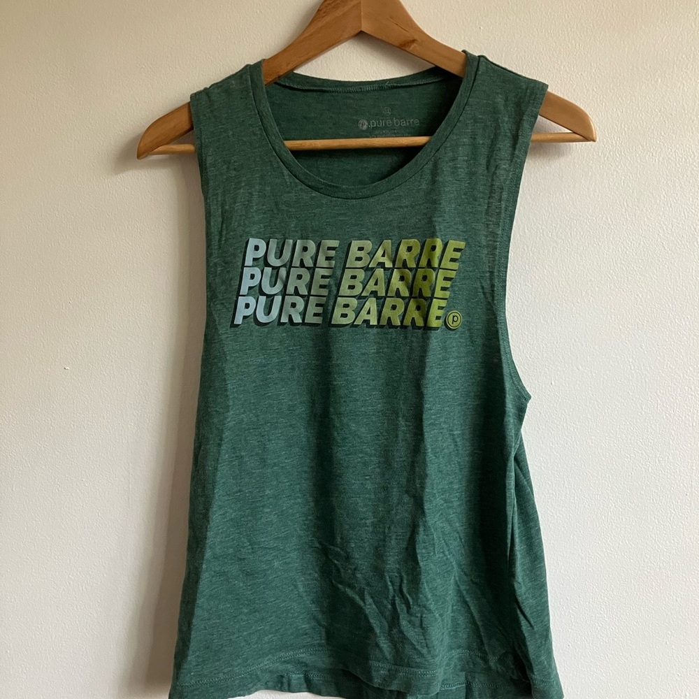 Pure Barre Green Muscle Tee